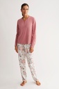 Pijama Flores Rosa Vintage N16123